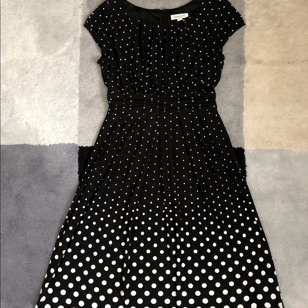 Coldwater Creek capped sleeve maxi dress